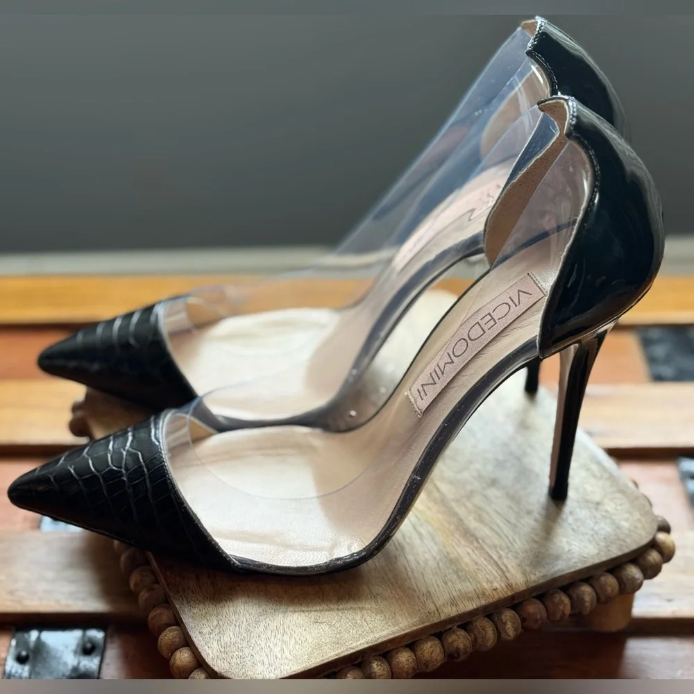 Vicedomini Black Stiletto Heels